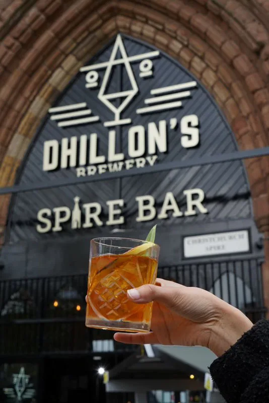 Pineapple Caipirinha at Spire Bar