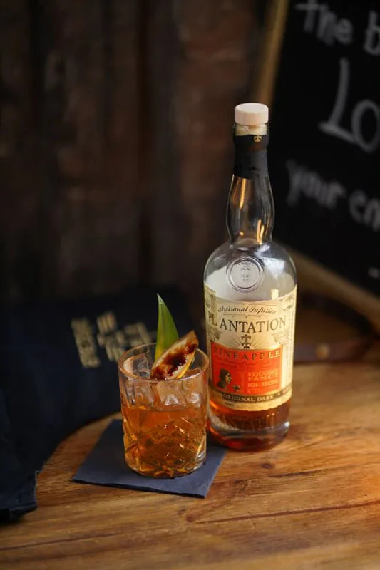 Pineapple Caipirinha at Spire Bar