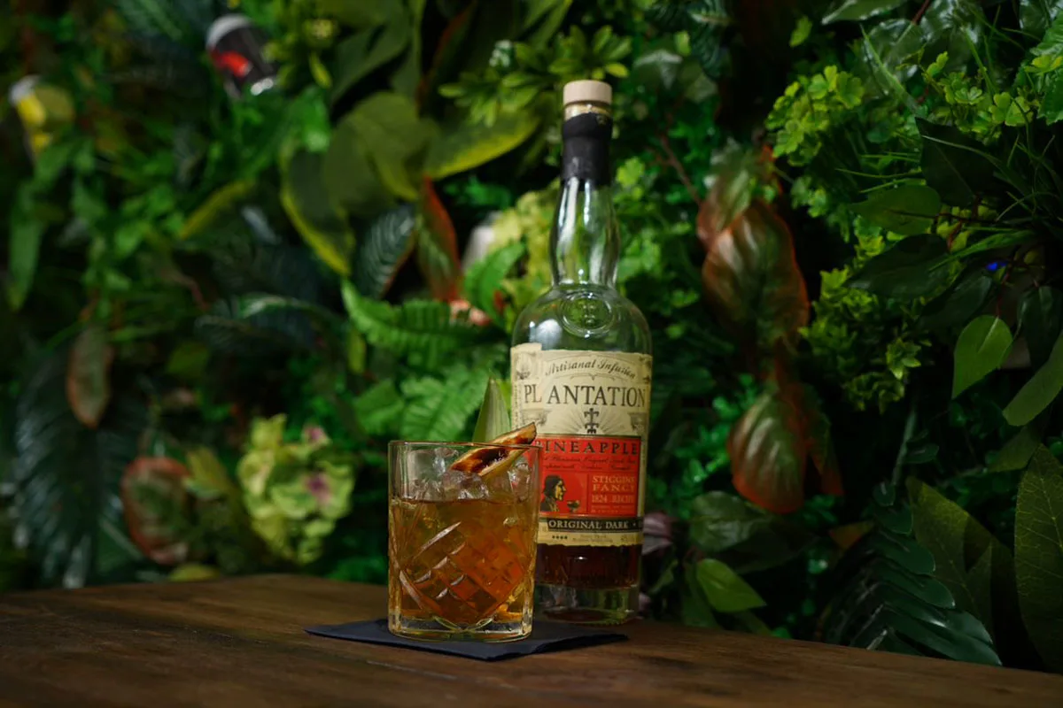 Pineapple Caipirinha at Spire Bar