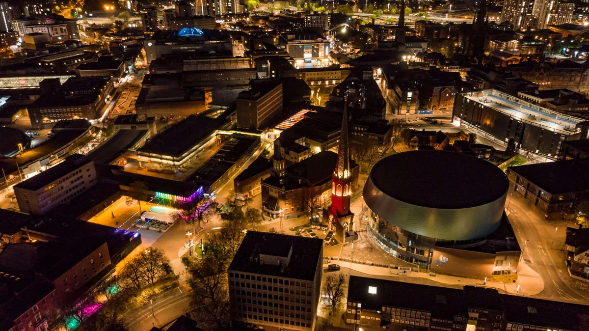 Spire Bar from the skies