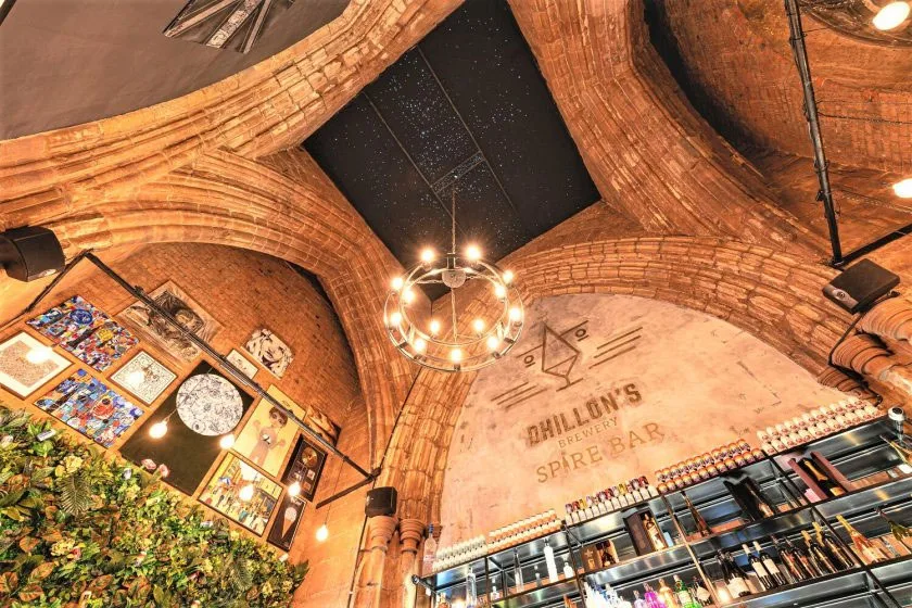 High Ceilings at Spire Bar