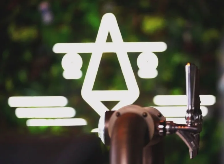 Beer pumps at Spire Bar